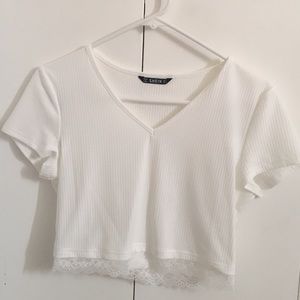 white crop top (never worn)